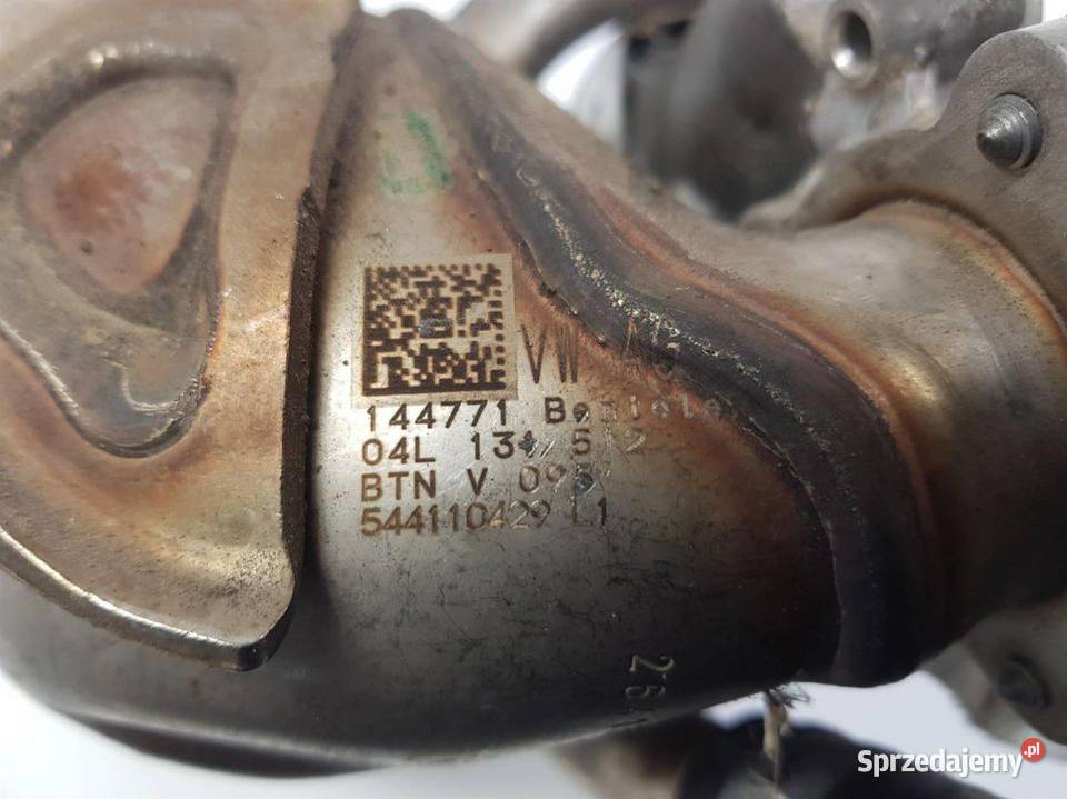 CHŁODNICZKA SPALIN SKODA OCTAVIA III 04L131512 osobowe Lipno