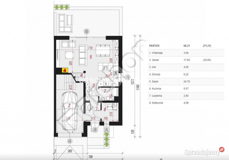 Sprzedam dom bliźniak 16852m2 Kraków 1 piętro małopolskie