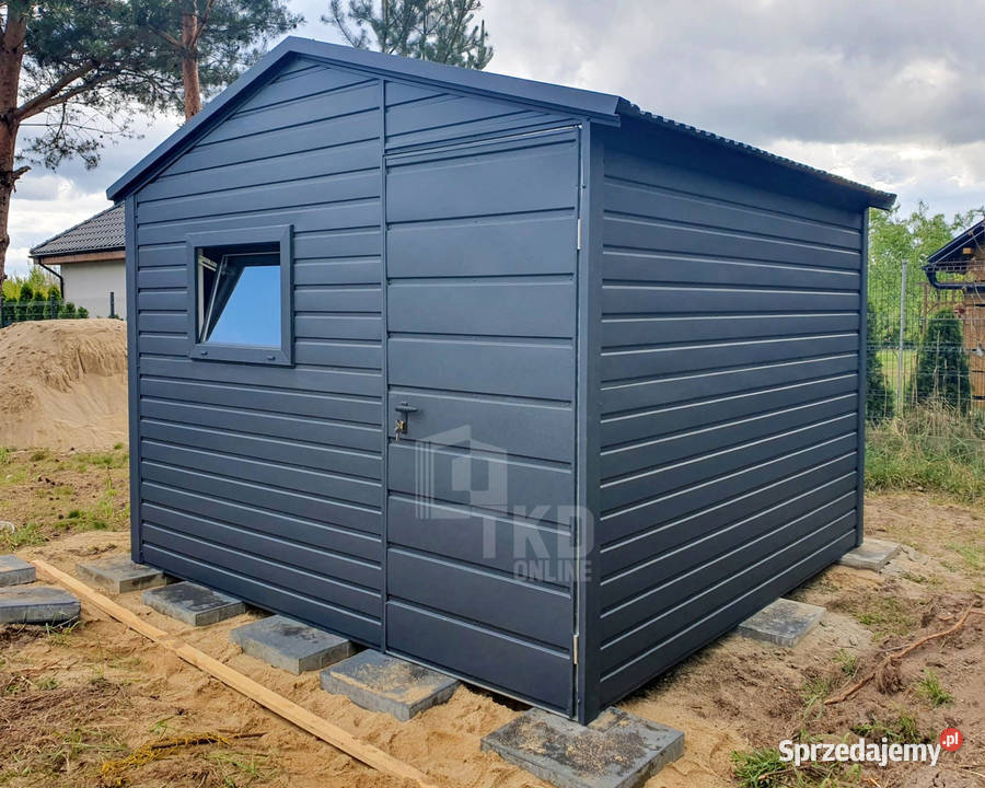 Schowek Domek Ogrodowy 3x3m Okno Pcv Drzwi