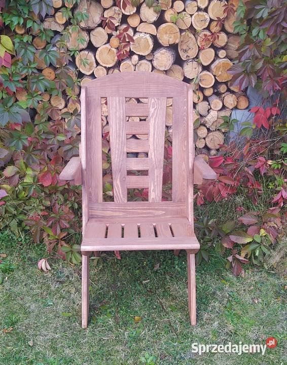 Krzesło ogrodowe drewniane składane tarasowe X śląskie Kalety