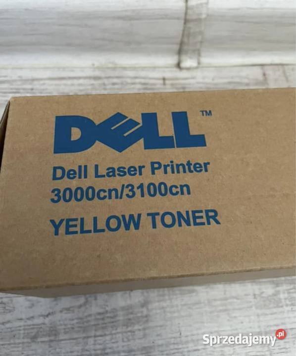 Nowy toner Dell Laser Printer 3000cn3100cn Yelow Mogilno