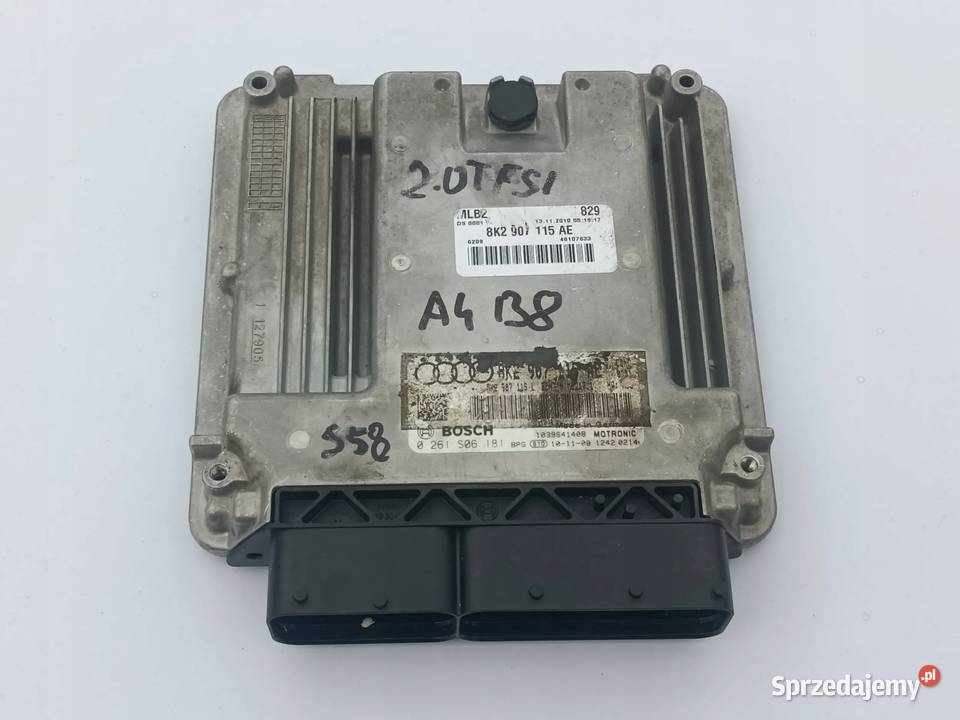 Audi A4 A5 20 TFSI STEROWNIK KOMPUTER SILNIKA Przemęt sprzedam