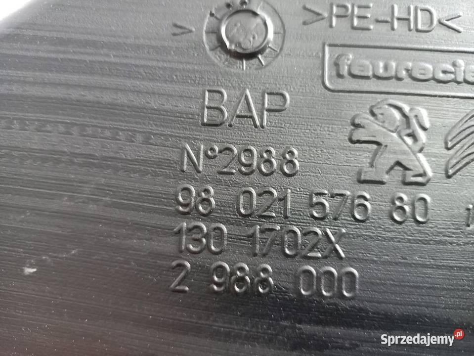 PEUGEOT 308 II T9 HB 16R KANAŁ POWIETRZA osobowe