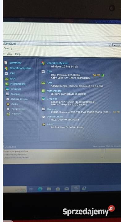 Laptop Gamingowy do pracy lenovo SSDDDR4 duzy HDMI  Myscowa