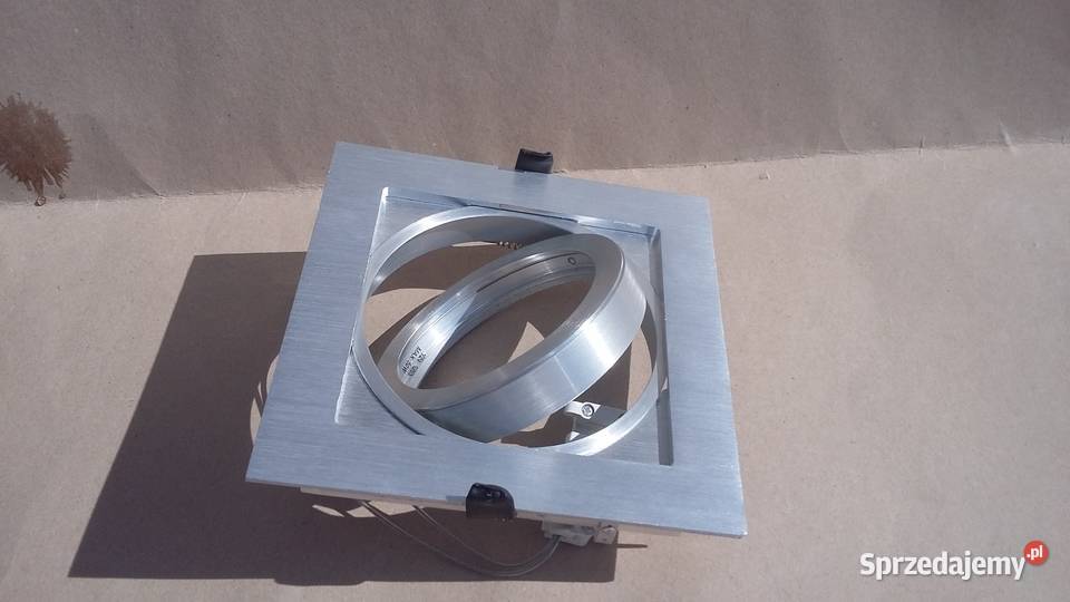 Oczko wpuszczane KWADRAT duże aluminium Oświetlenie mazowieckie Warszawa