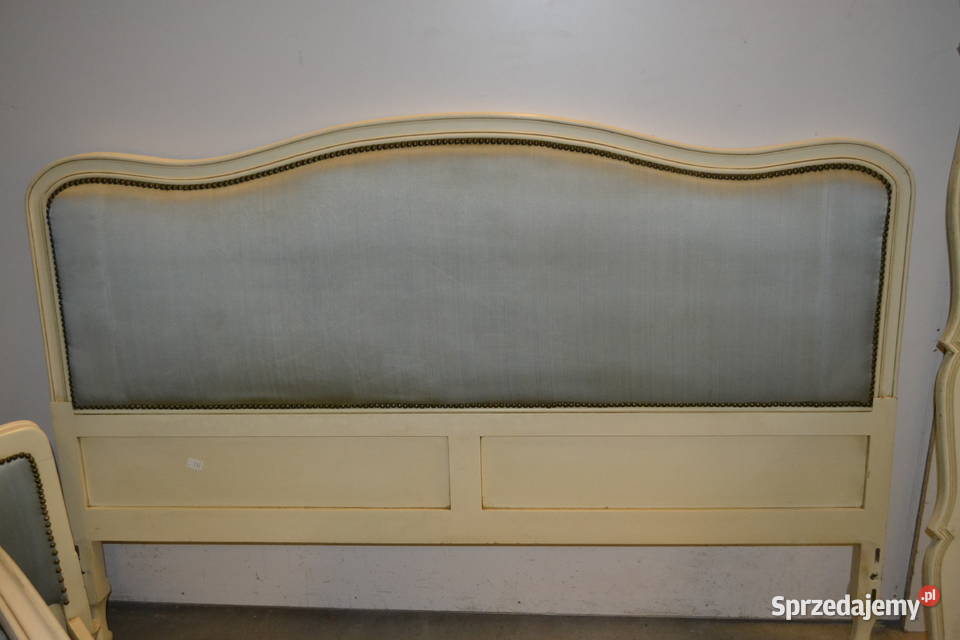 łóżko ludwikowskie Francja ecru Meble Będzin