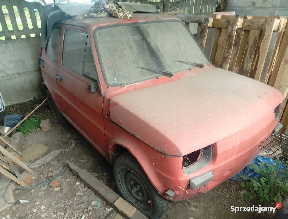 Fiat 126p 1992r bez silnika i skrzyni bez prawa Rychtal