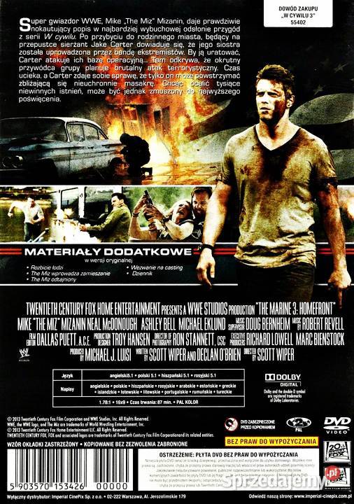 W CYWILU 3 MIKE THE MIZ MIZANIN Filmy Kalisz