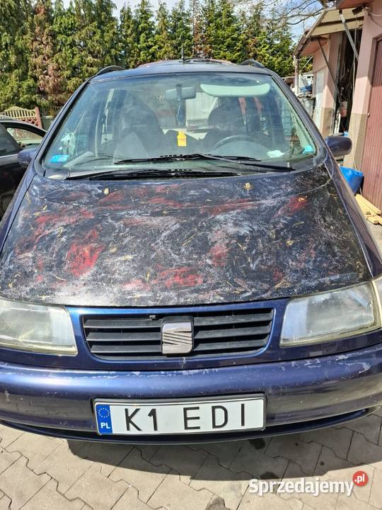 Seat Alhambra 7 Osobowy 19 Tdi 81kW 110 Skrzynia welurowa tapicerka Opel