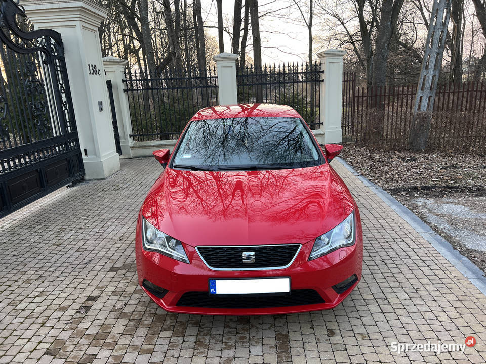 Seat Leon III 16 TDI 105 Hatchback 5D Czerwony VAT marża Leon Nowa Słupia