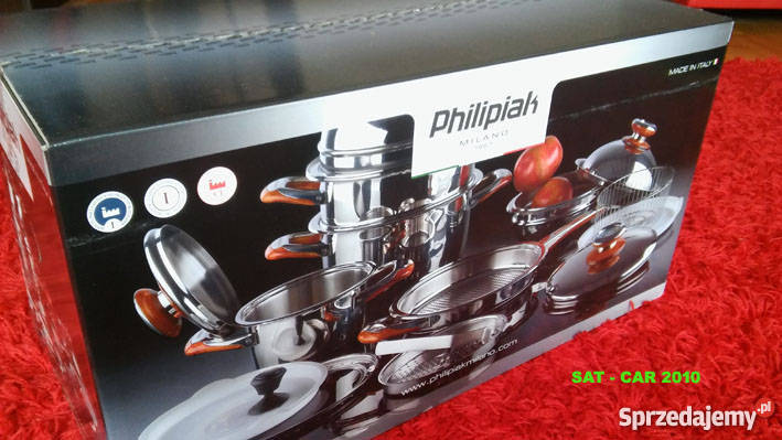 ZESTAW NACZYŃ PHILIPIAK MILANO CLASSIC łódzkie Pajęczno