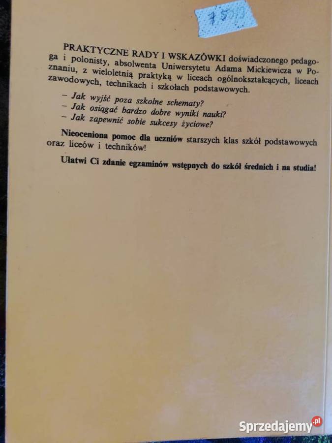 Poradnik nie ambitnego ucznia E Dzięcielewski małopolskie Kraków