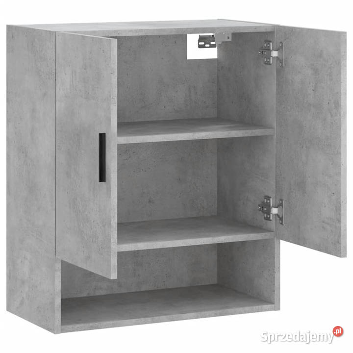 Szafka wisząca szarość betonu 60x31x70 WM829928 Warszawa