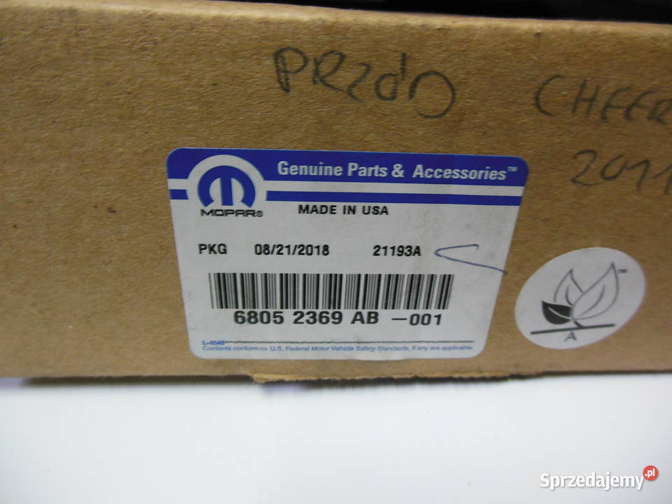 Tarcza przednia 330mm 52124762AB Jeep Grand Kozy sprzedam