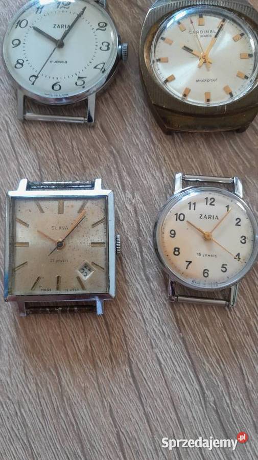 Stare zegarki mechaniczne z prl Tarnowskie Góry