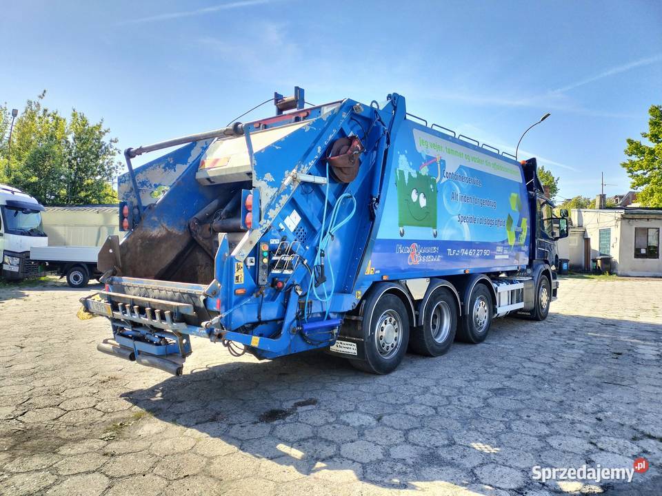 SCANIA P360 8x2 ŚMIECIARKA 3 OSIE SKRĘTNE Częstochowa