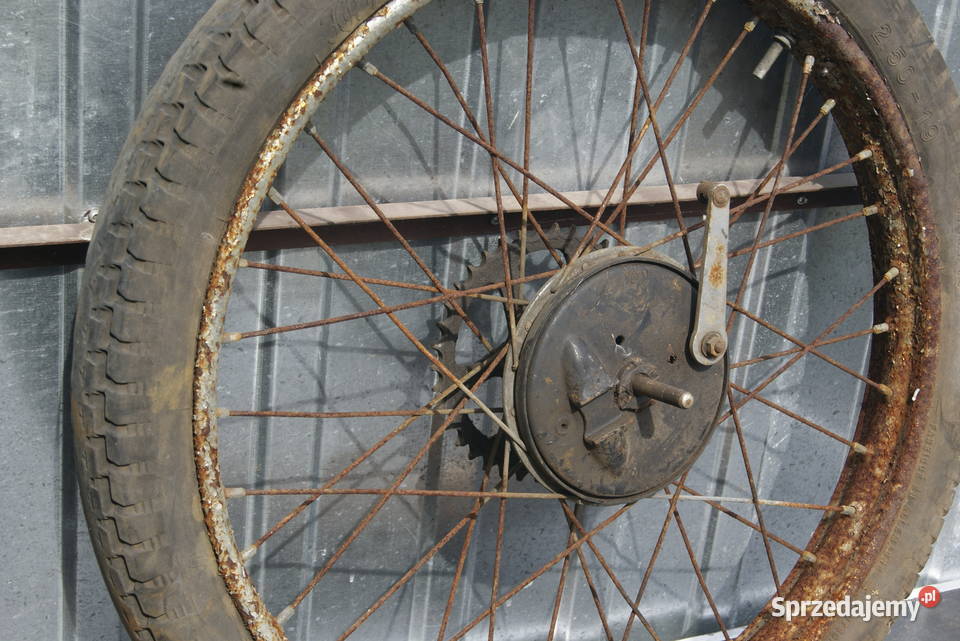KOŁO TYŁ BSA AJS ARIEL ARDIE ADLER ZUNDAPP NSU Rybnik