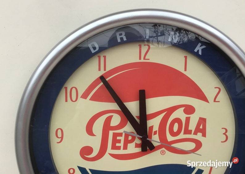 Stary zegar Pepsi Cola dolnośląskie Wrocław