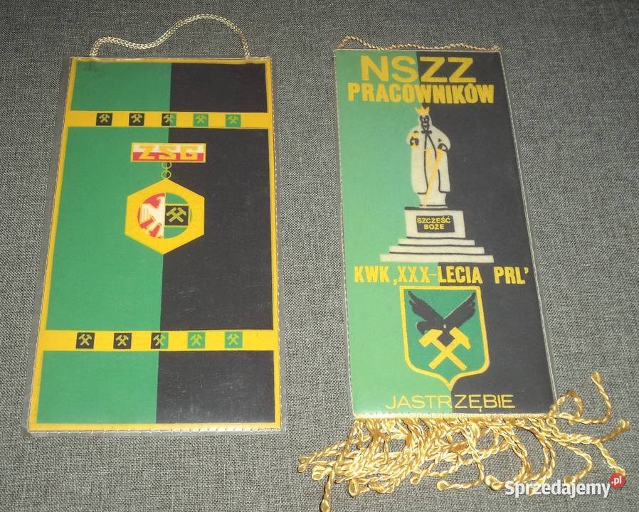 KWK XXXlecia PRL Jastrzębie Żory ZSG proporczyk Piekary Śląskie