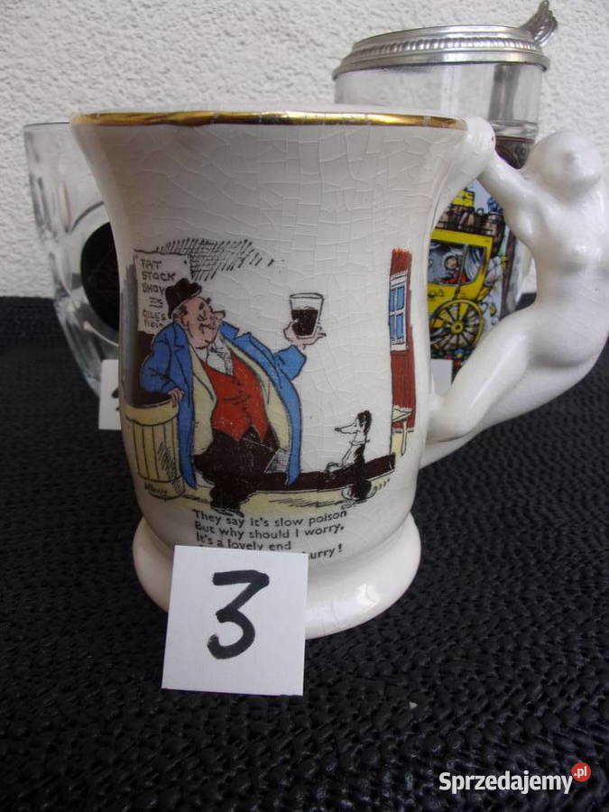 5 Kolekcionerskie różnych kufle do piwa cynowe Warszawa sprzedam