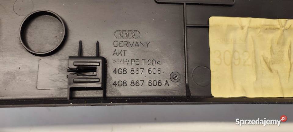 AUDI A7 4G OSŁONA KLAPY BAGAŻNIKA 4G8867606