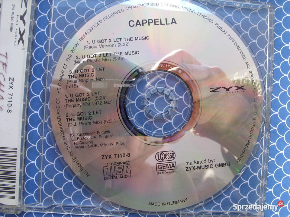 DANCE singiel CD capellau got 2 1992 dolnośląskie Wołów sprzedam
