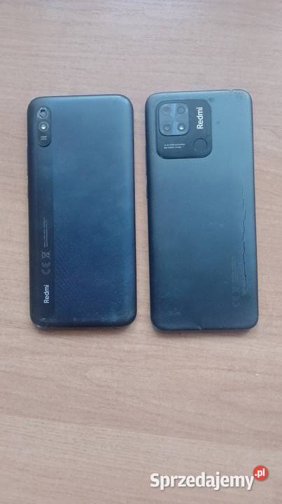 Dwa telefony na części do naprawy redmi 10C i 9A