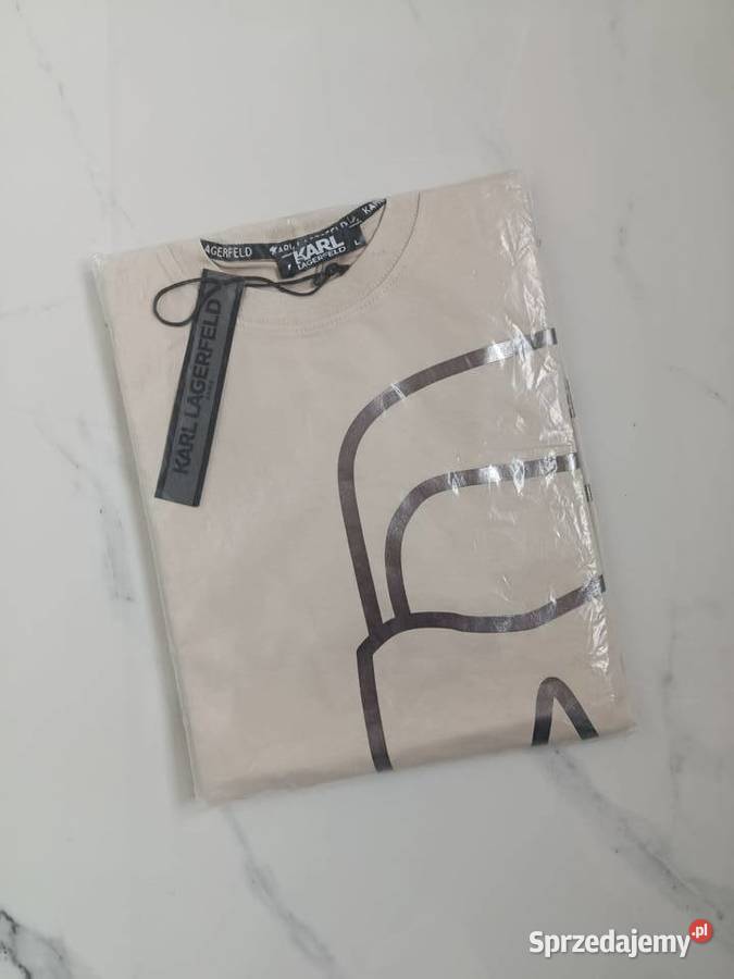 Bluza męska bawełniana Karl Lagerfeld biała L Białystok sprzedam