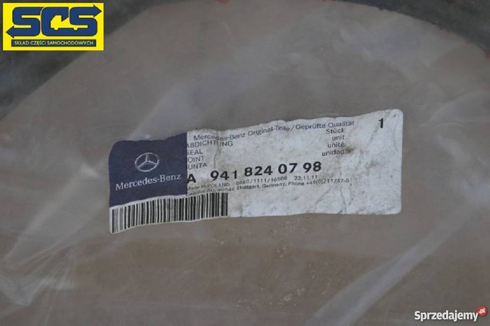 MERCEDES ACTROS USZCZELKA POD PODSZYBIE CAŁA Bieleń sprzedam