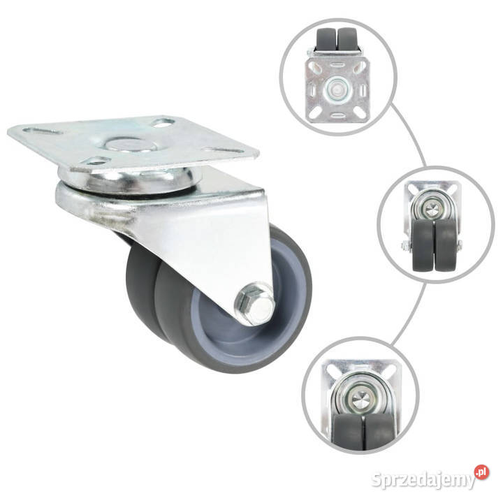 Podwójne kółka skrętne 4 50 mm WM143438 Warszawa sprzedam