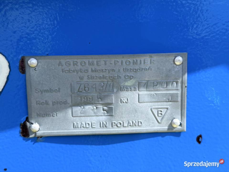 Kombajn ziemniaczany Bolko z643