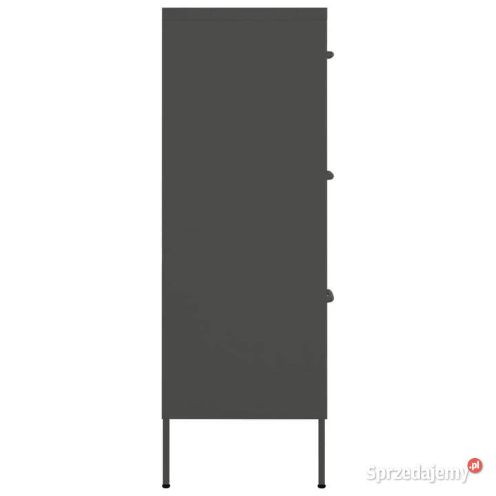 Szafka z szufladami antracytowa 80x35x1015 Warszawa