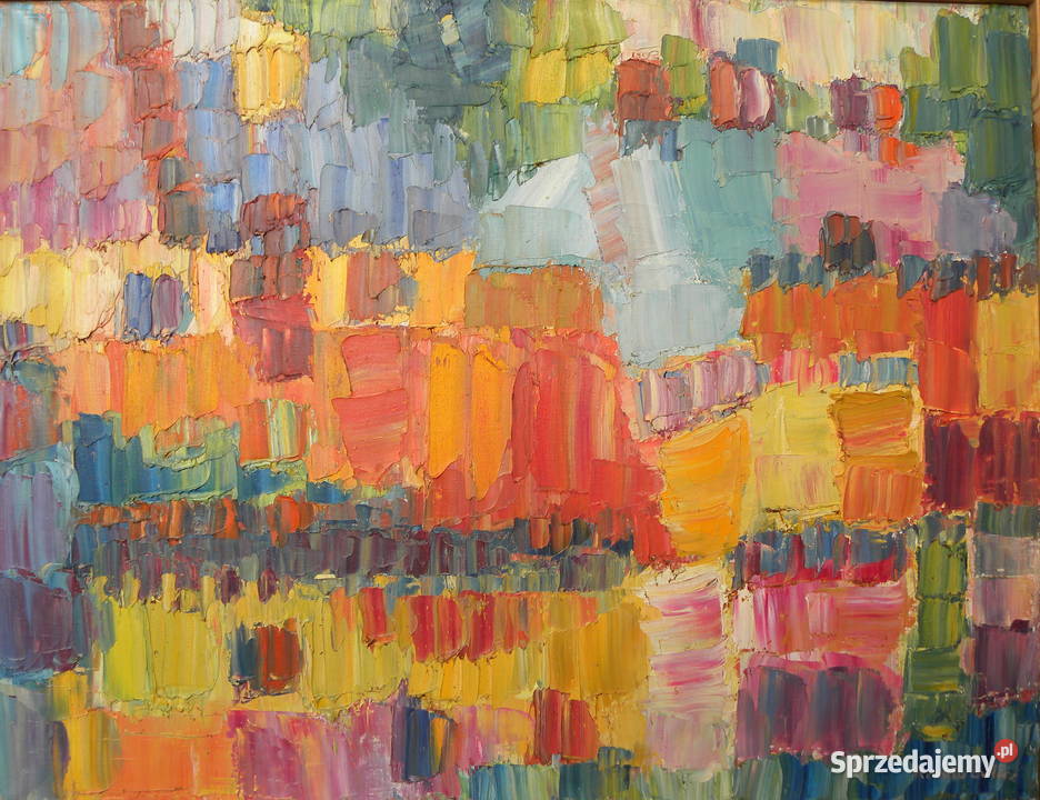 Obrazy oleje Obiekty pejzaże natura Renata Warszawa