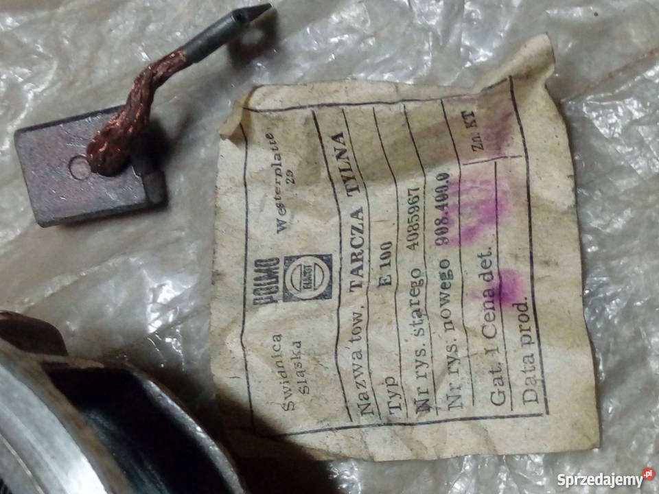 Tarcza tylna rozrusznika Fiat 125p osobowe Motoryzacja śląskie Częstochowa