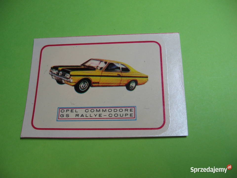 Opel Commodore Mercedes stara naklejka x3 podkarpackie Przemyśl