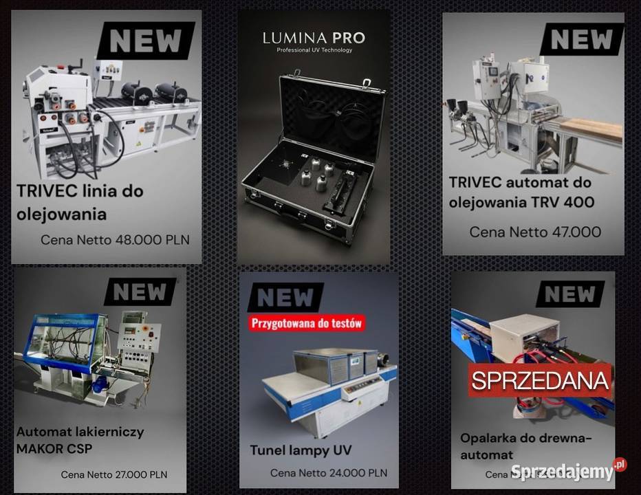 Sprzedam maszyny do obróbki drewna i nie Wadowice sprzedam