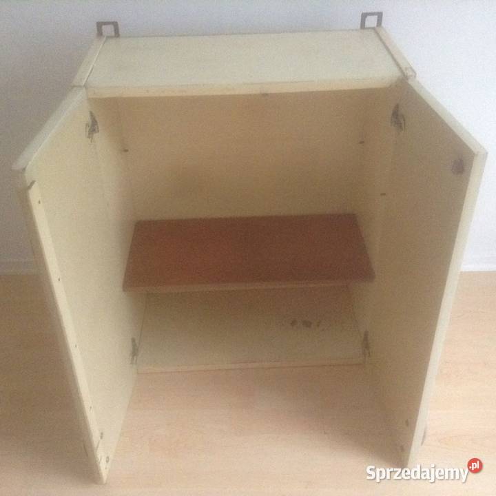 Szafka kuchenna do zawieszenia z półką lata 70te Szafy, regały, półki opolskie Opole sprzedam