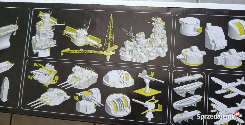 Pancernik Yamato w skali 1200 firmy Glow2B Legionowo