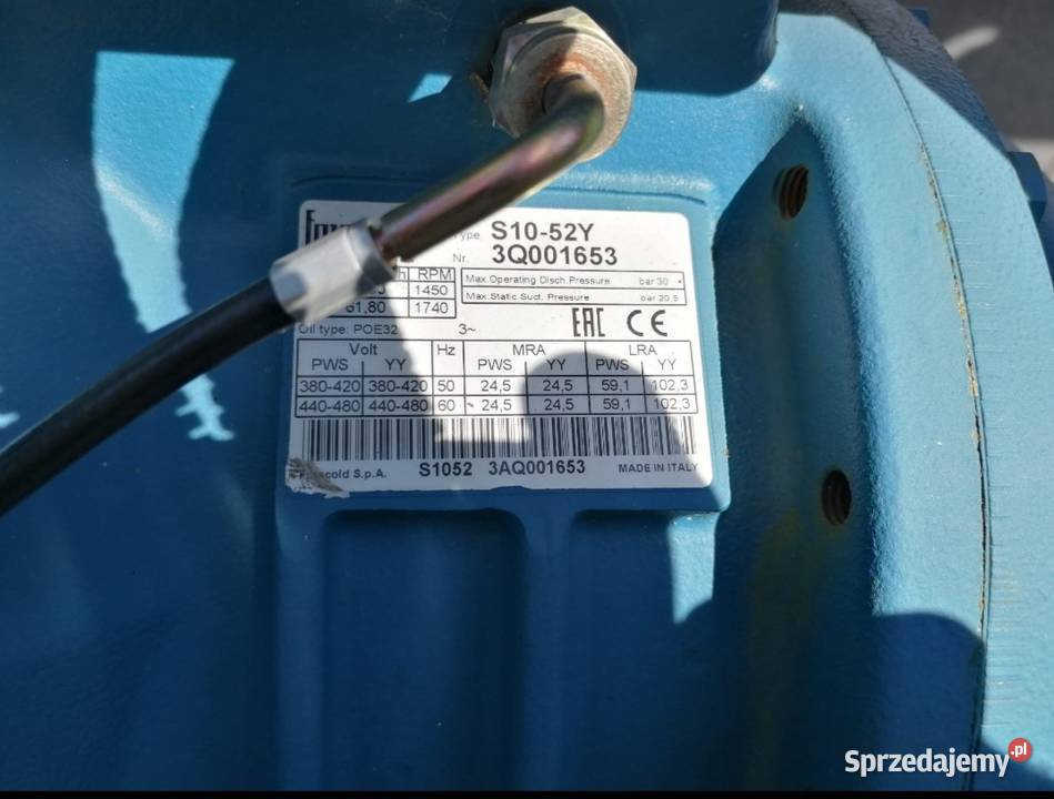 Agregat chłodniczy 30 kW Frascold S1052Y używany