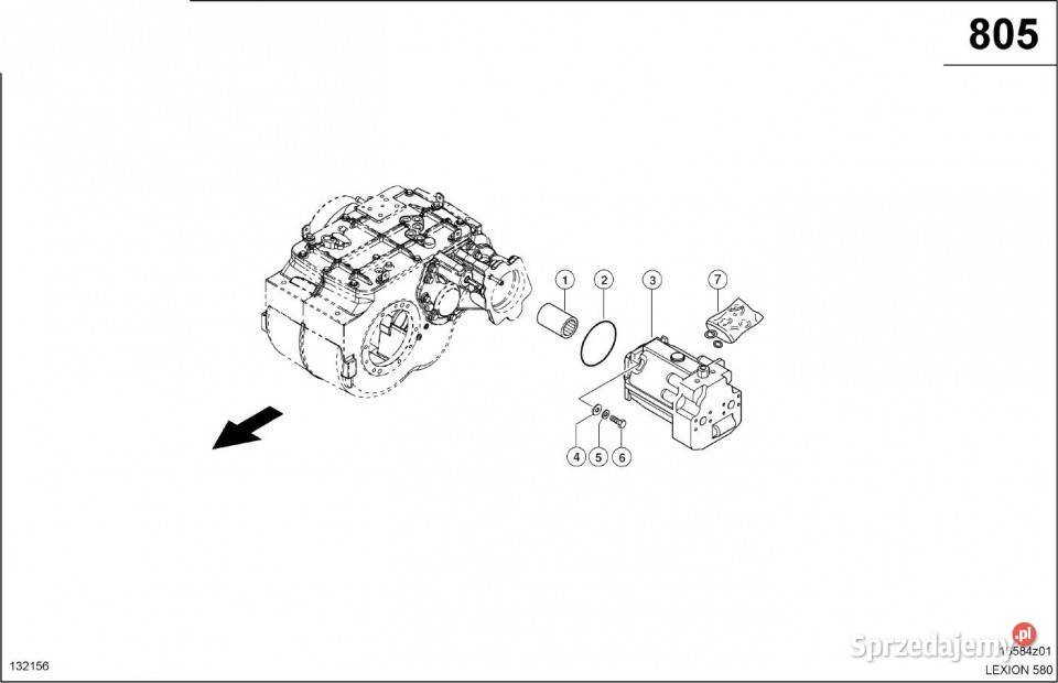 Claas Lexion 580 TULEJA ŁĄCZNIK 0006695480 Jastrzębniki