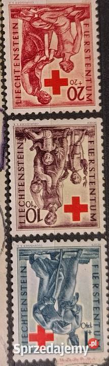 Liechtenstein 1945 CZERWONY KRZYŻ niski nakład Radomsko sprzedam