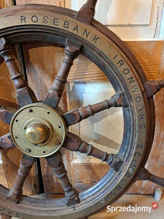 Stare koło sterowe vintage średnica 90 Antyki mazowieckie Warszawa