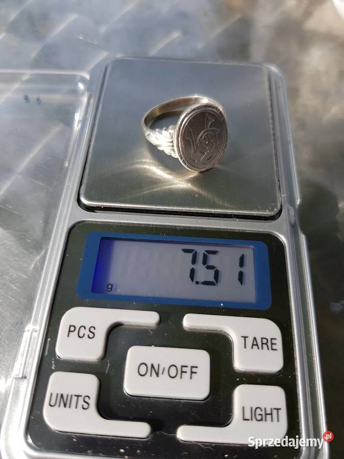 SrebroPiękny sygnet Pani Pana Barlinek sprzedam