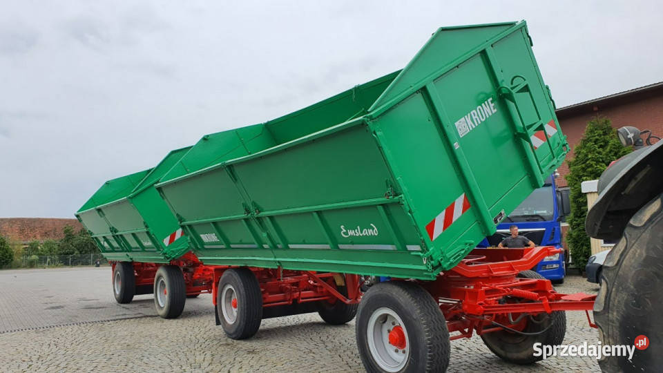 rolnicze Krone KRONE DK225 16 Przyczepa Krone opolskie Głogówek