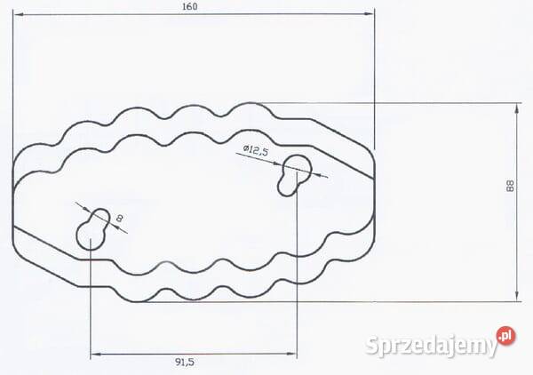 Nóż paszowozu lewy FM19316 Do maszyn uprawowych sprzedam
