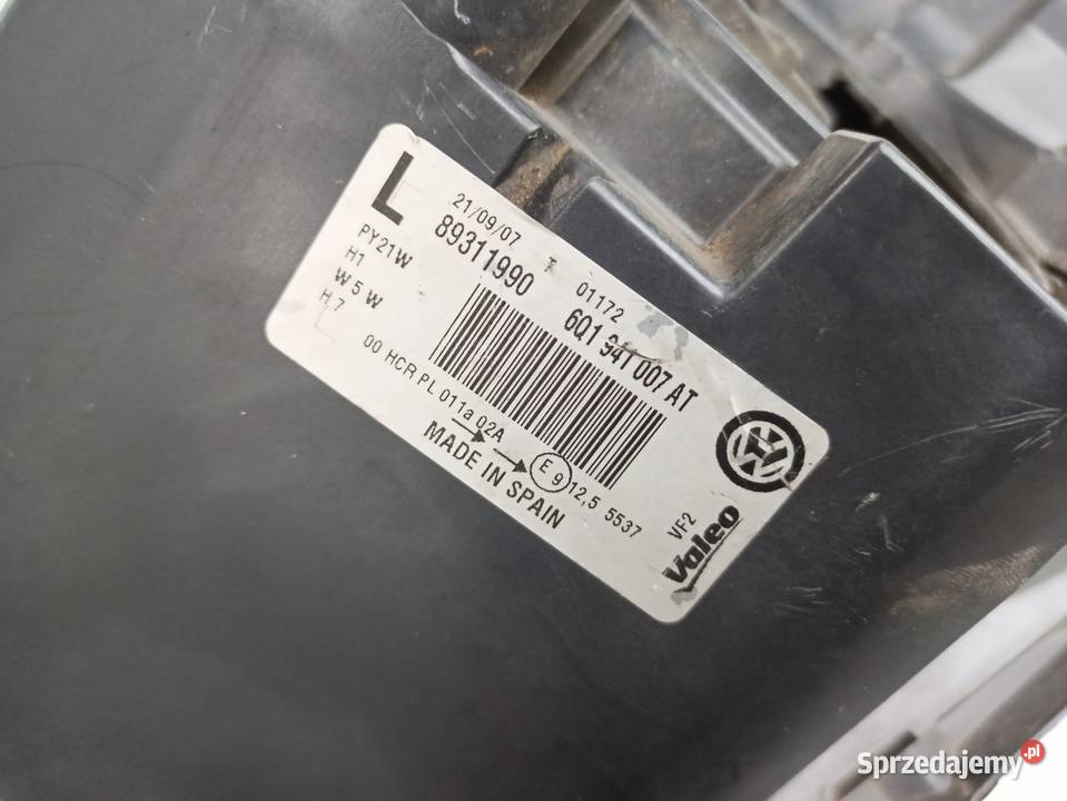 VW Polo 9N IV FL LIFT lampa przednia lewa łódzkie Sieradz
