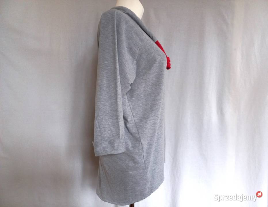 Bluzka szara Bluza damska r ML Megi ŻUK rękaw 34 Bluzki i koszule podlaskie
