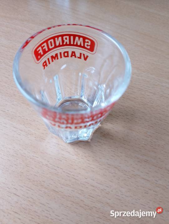 Kultowy szklany kieliszek do wódki SMIRNOFF wielkopolskie Złotniki
