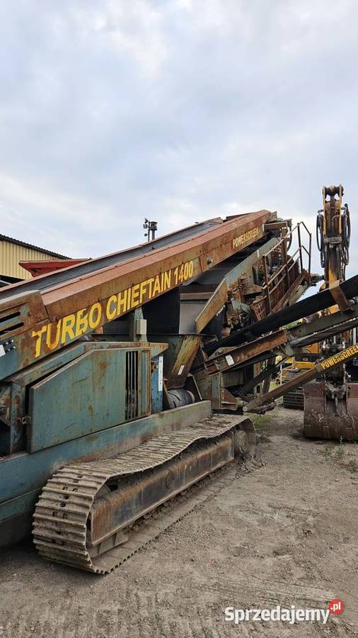 Przesiewacz mobilny Powerscreen Chieftain 1400 Sochaczew