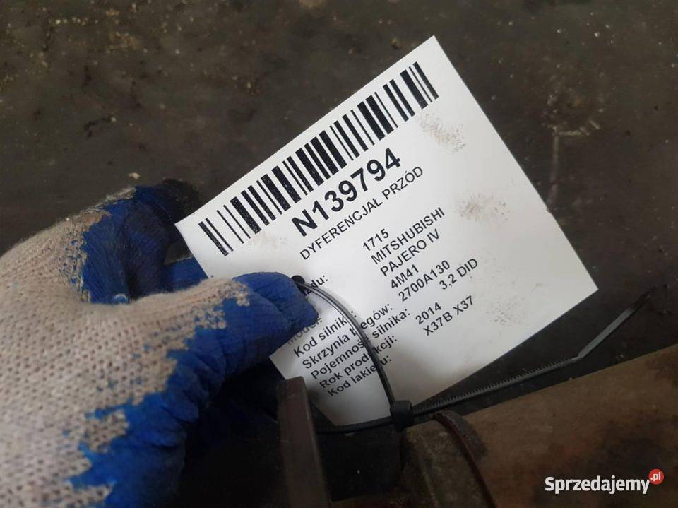 DYFERENCJAŁ PRZÓD PAJERO IV HX7 3692